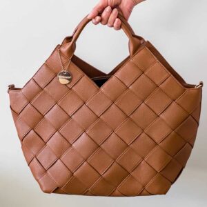 Bolso Trenzado Kassandra Marrón