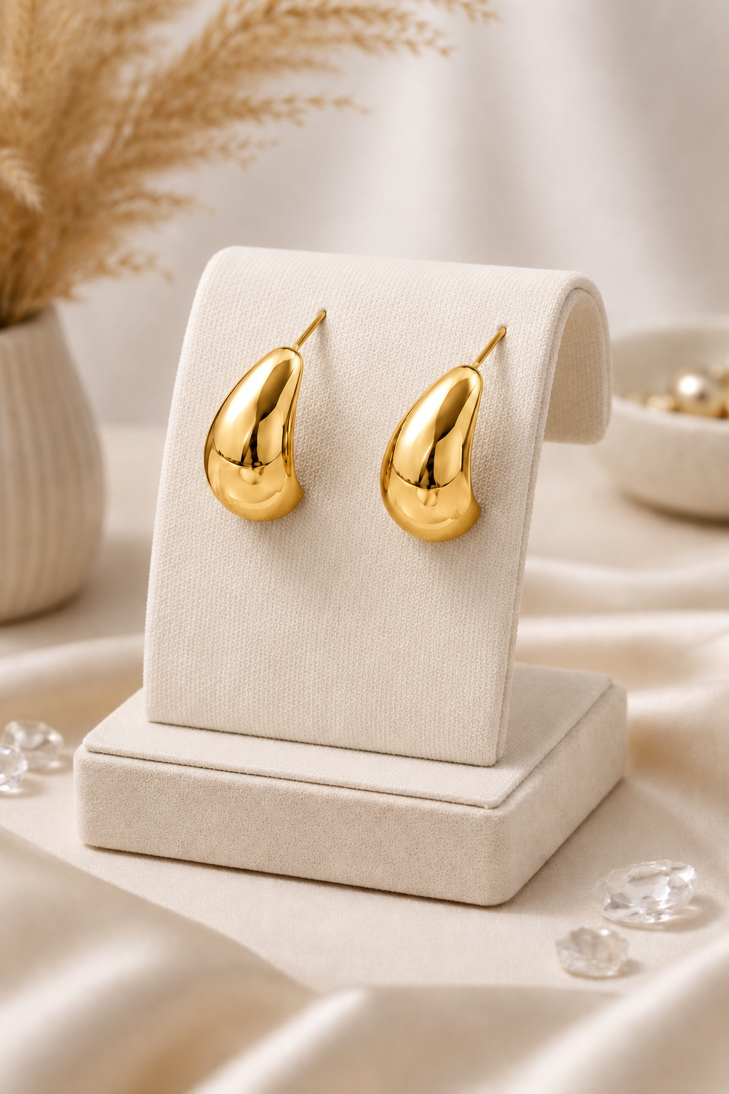 Pendientes Gota Dorados