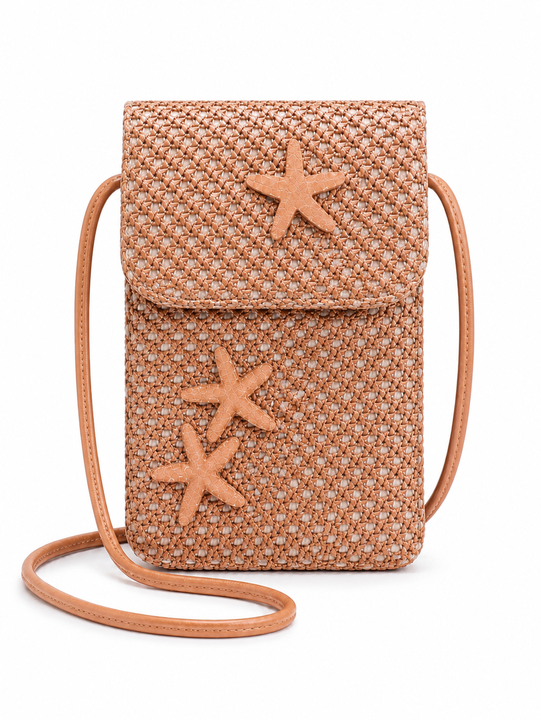 Bandolera Móvil Stars marrón