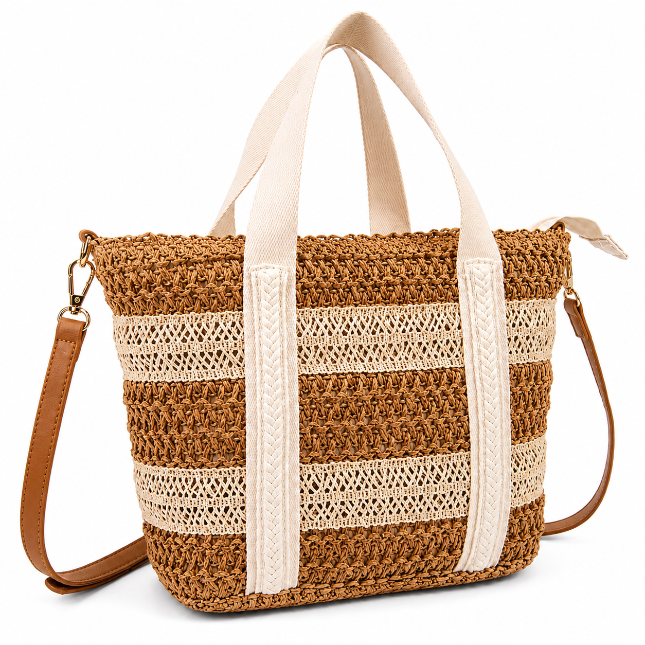 Cesta Eloise Natural Beige - Imagen 6