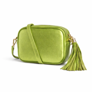 Bandolera Siena en piel color verde