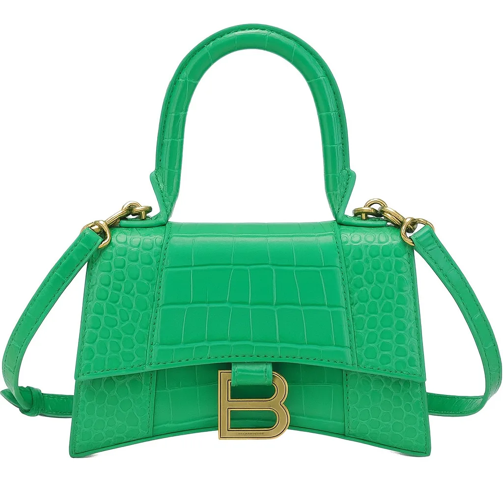 Mini bolso Coco con B verde