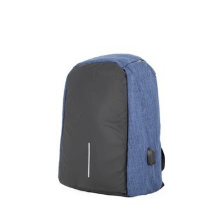 Mochila unisex antirrobo azul