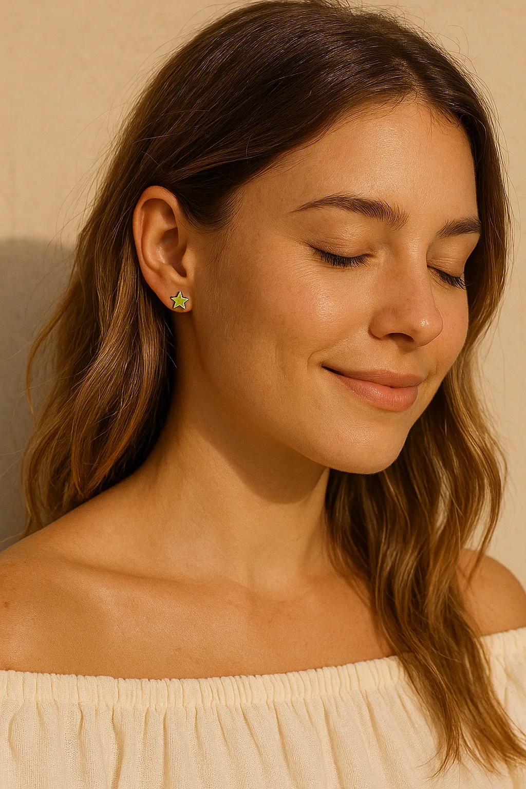 Pendientes Star dorados - Imagen 2