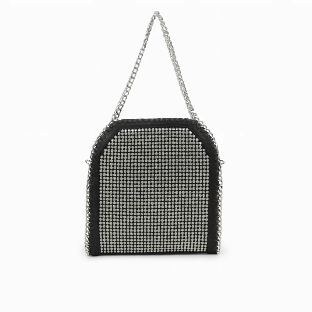 Bolso Falabella Black Silver