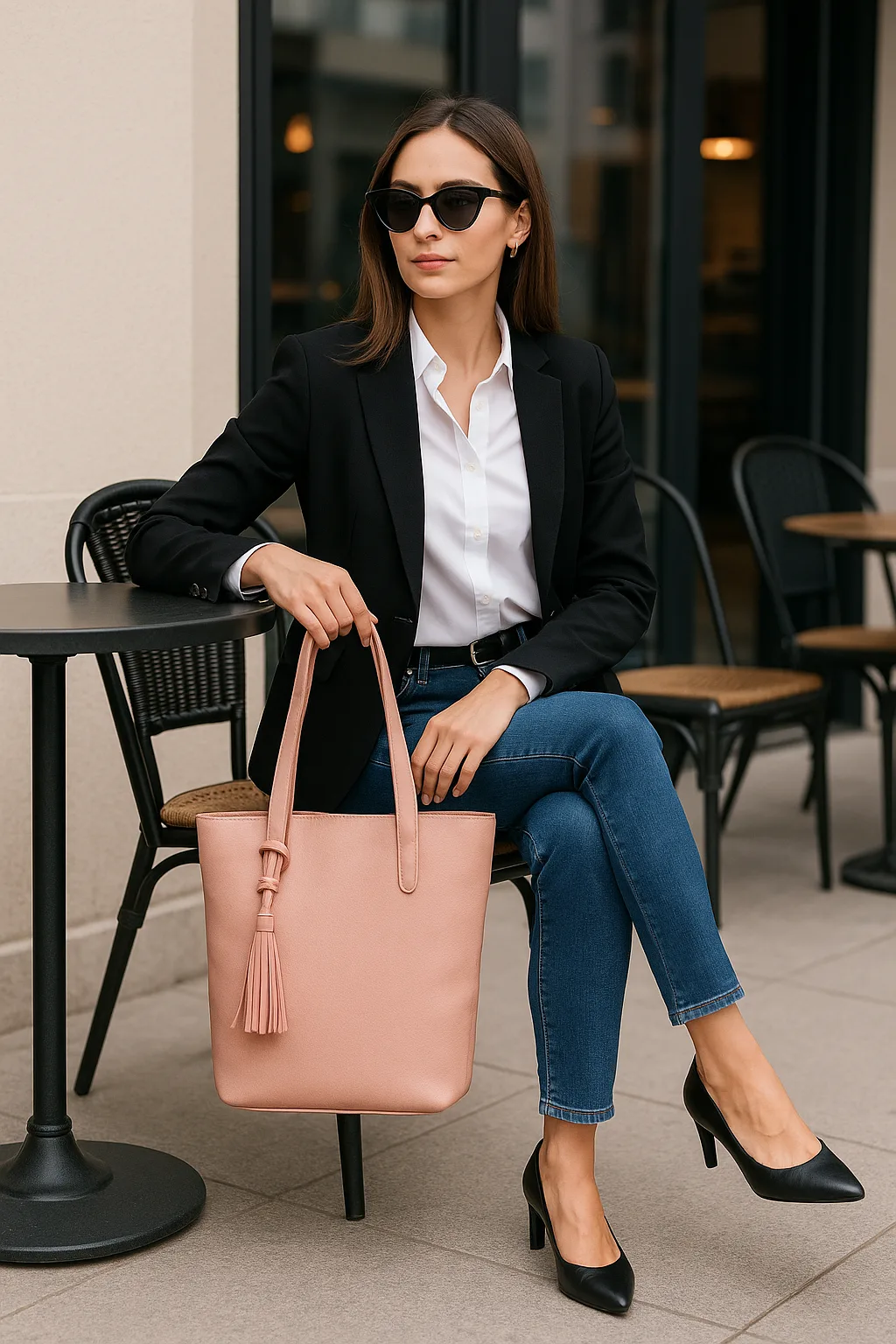 Bolso New Classic rosa - Imagen 5