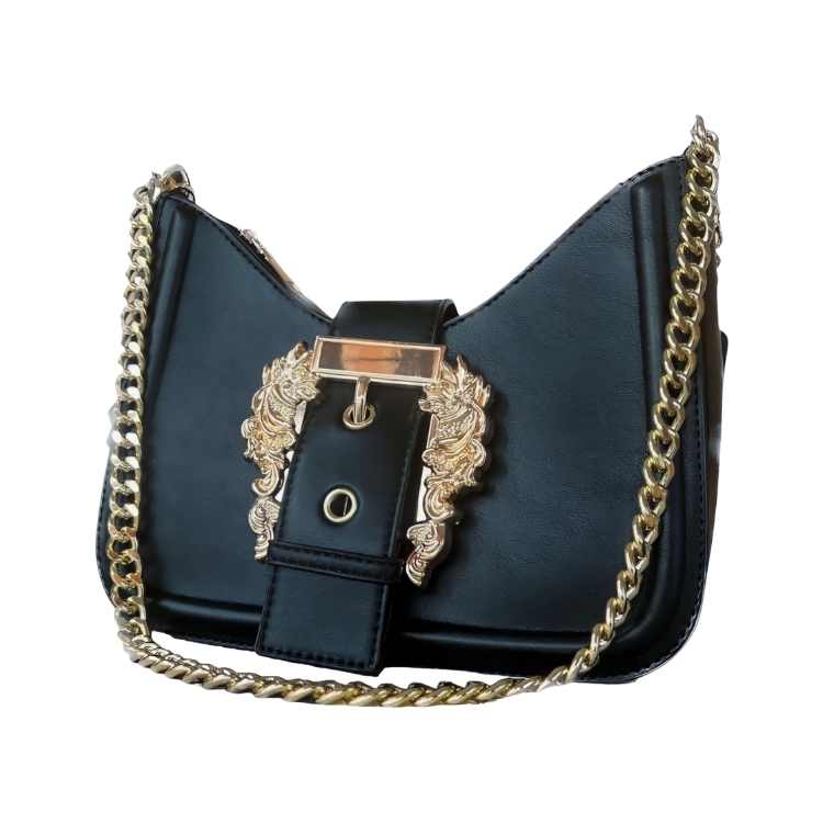 Bolso barroco inspiración italiana negro - Imagen 2