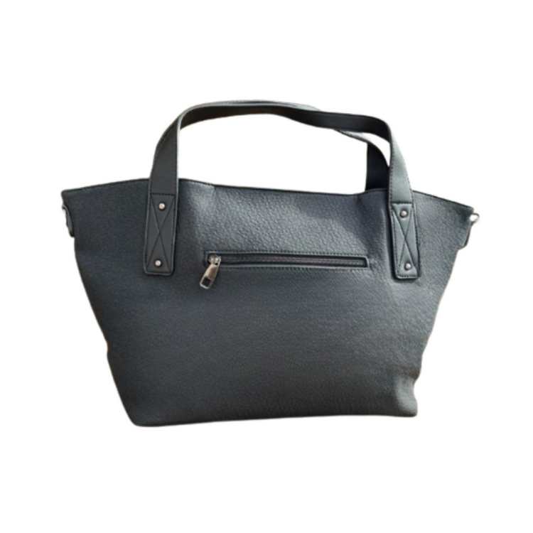 Bolso London con borlas color negro - Imagen 2