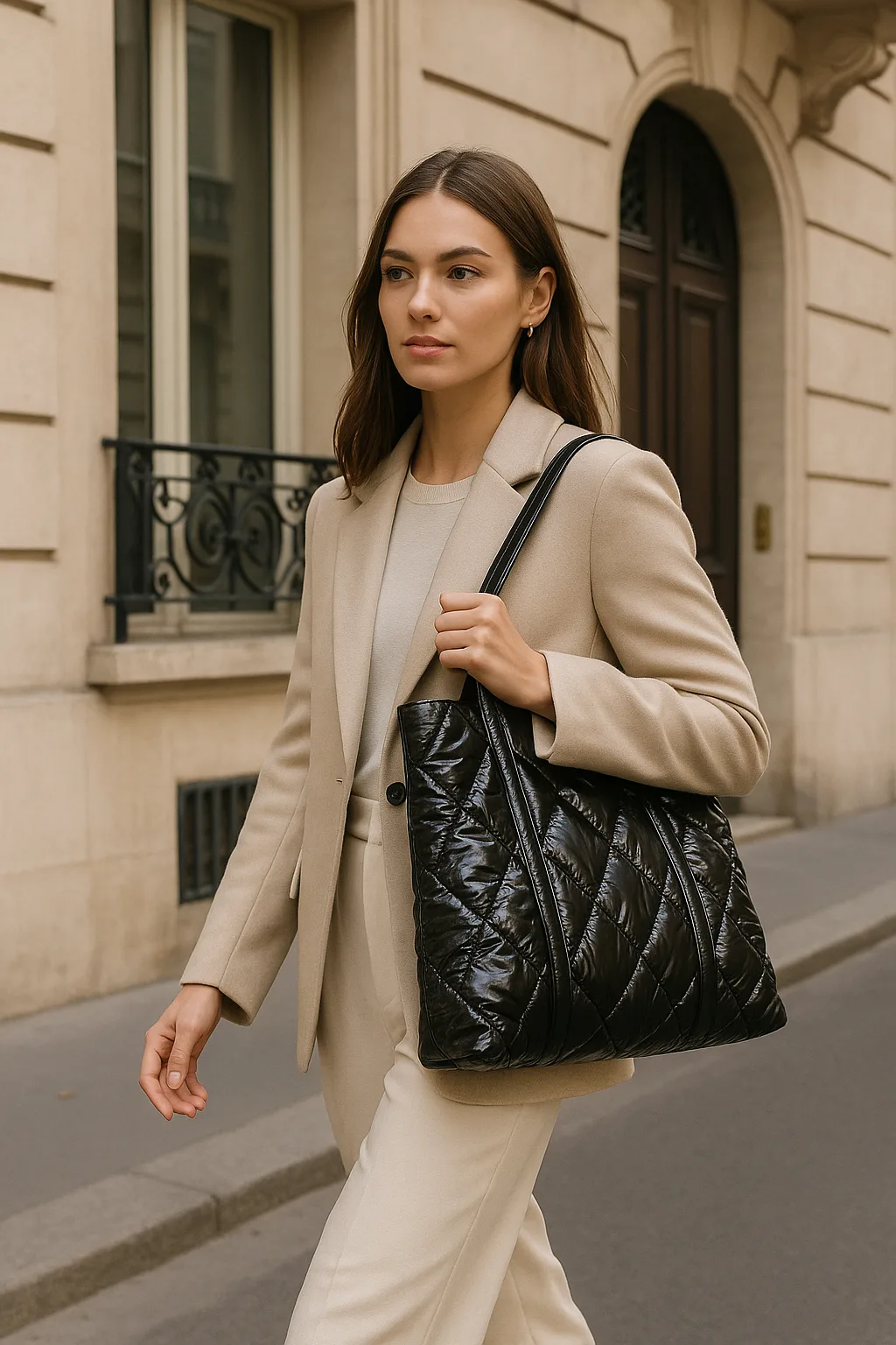 Bolso Acolchado Jana negro - Imagen 6