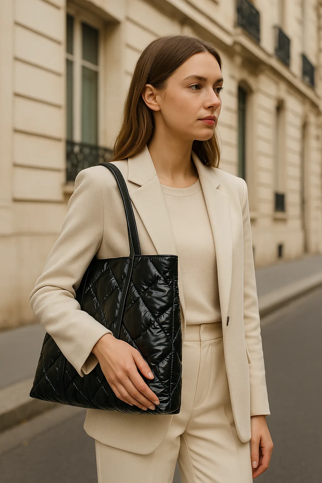 Bolso Acolchado Jana negro - Imagen 5