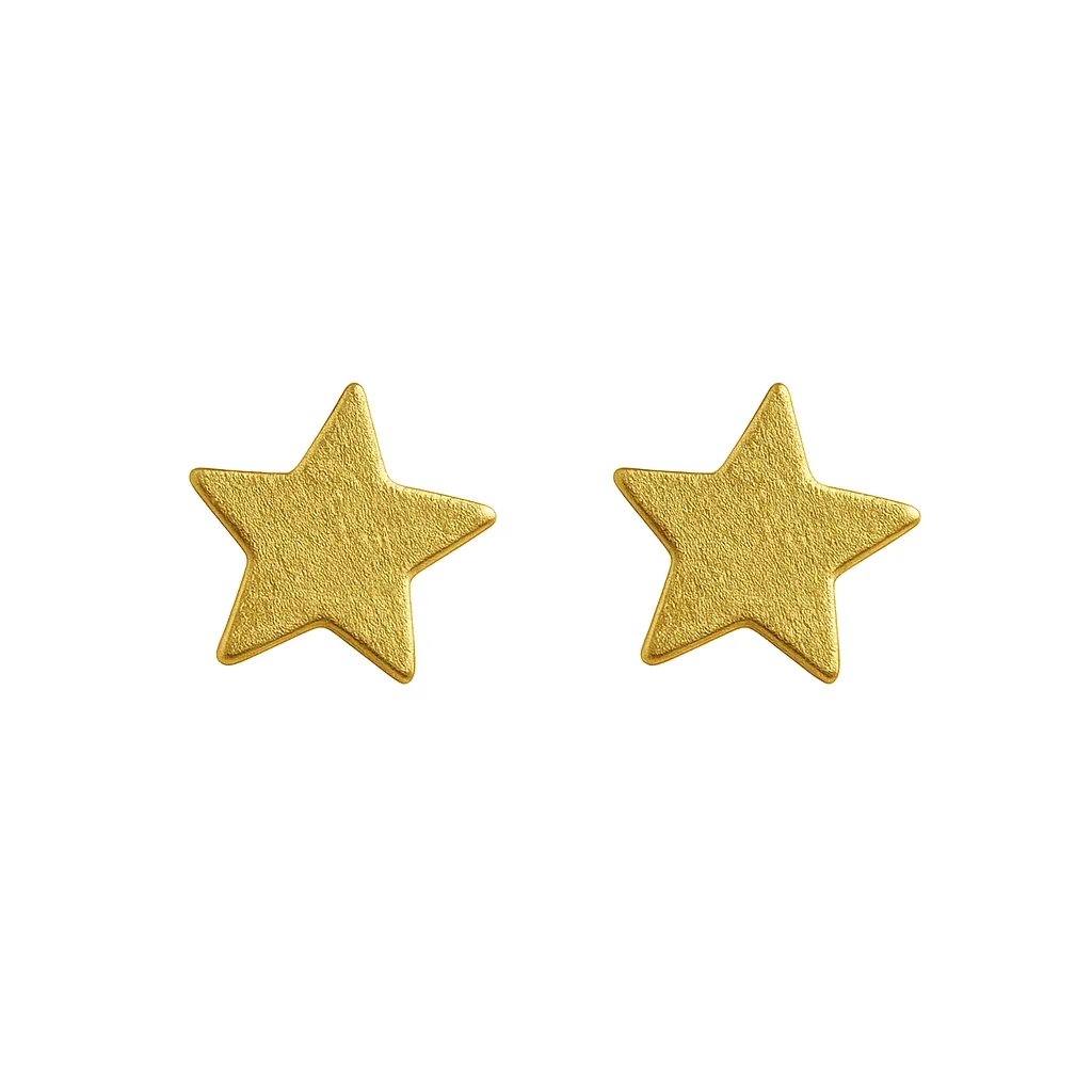 Pendientes Star dorados - Imagen 3