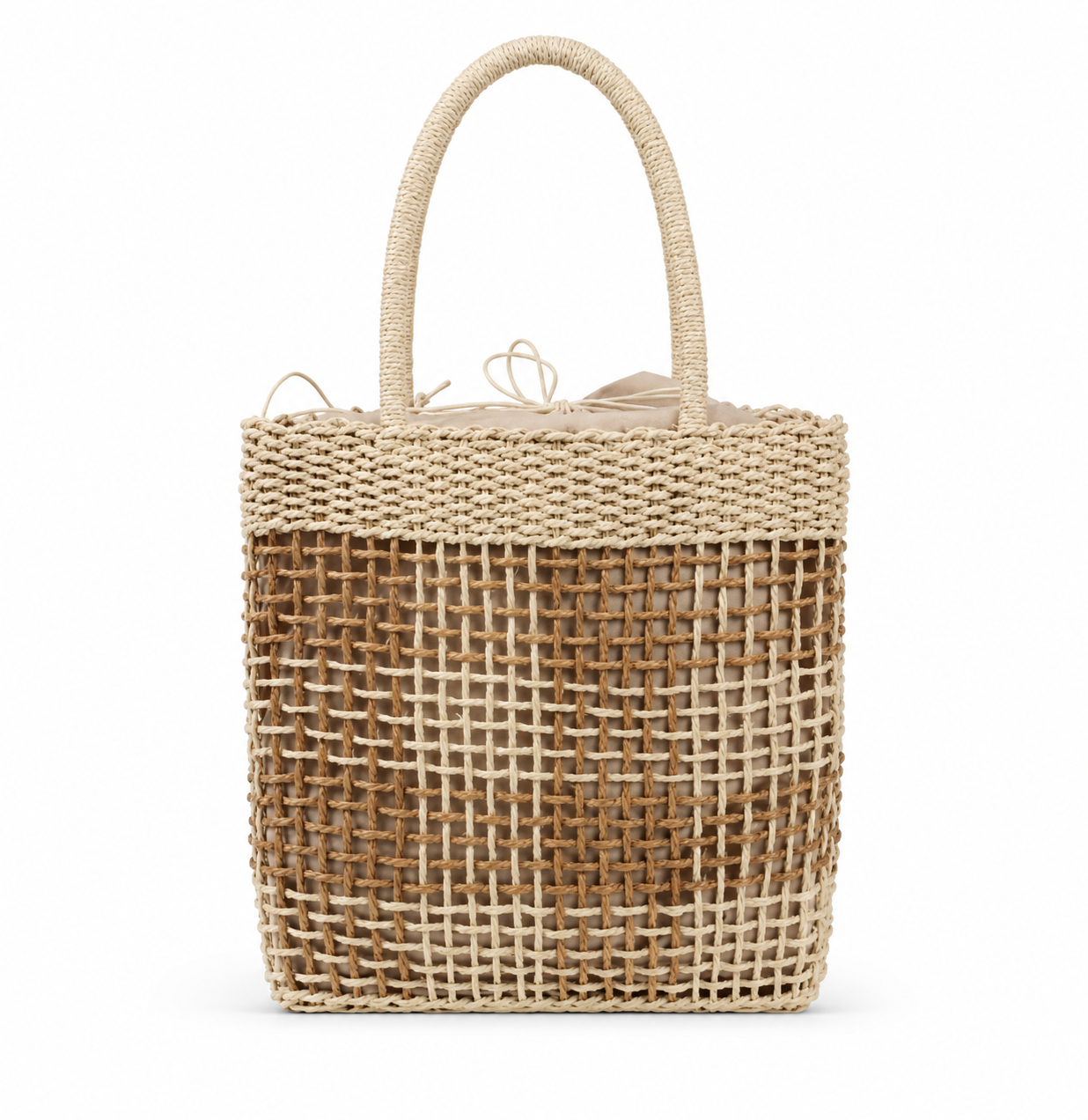 Canasto bicolor khaki