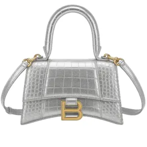Mini bolso Coco con B plata