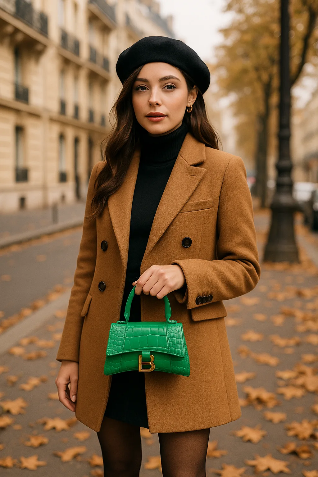 Mini bolso Coco con B verde - Imagen 6