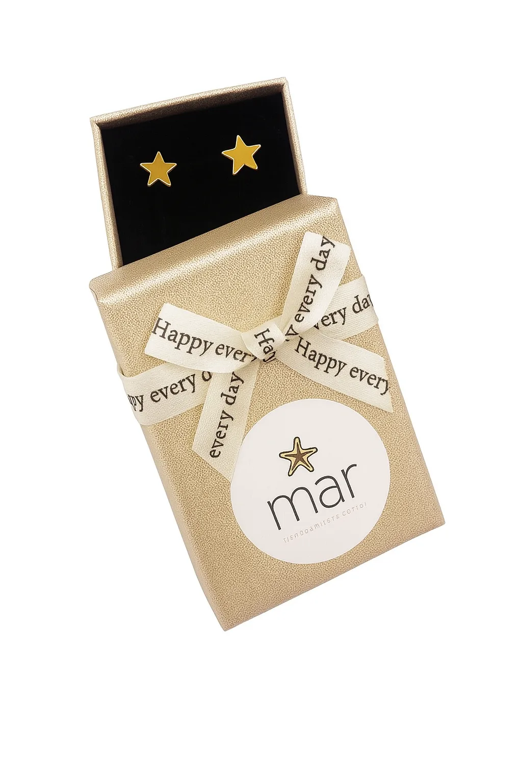 Pendientes Star dorados - Imagen 4