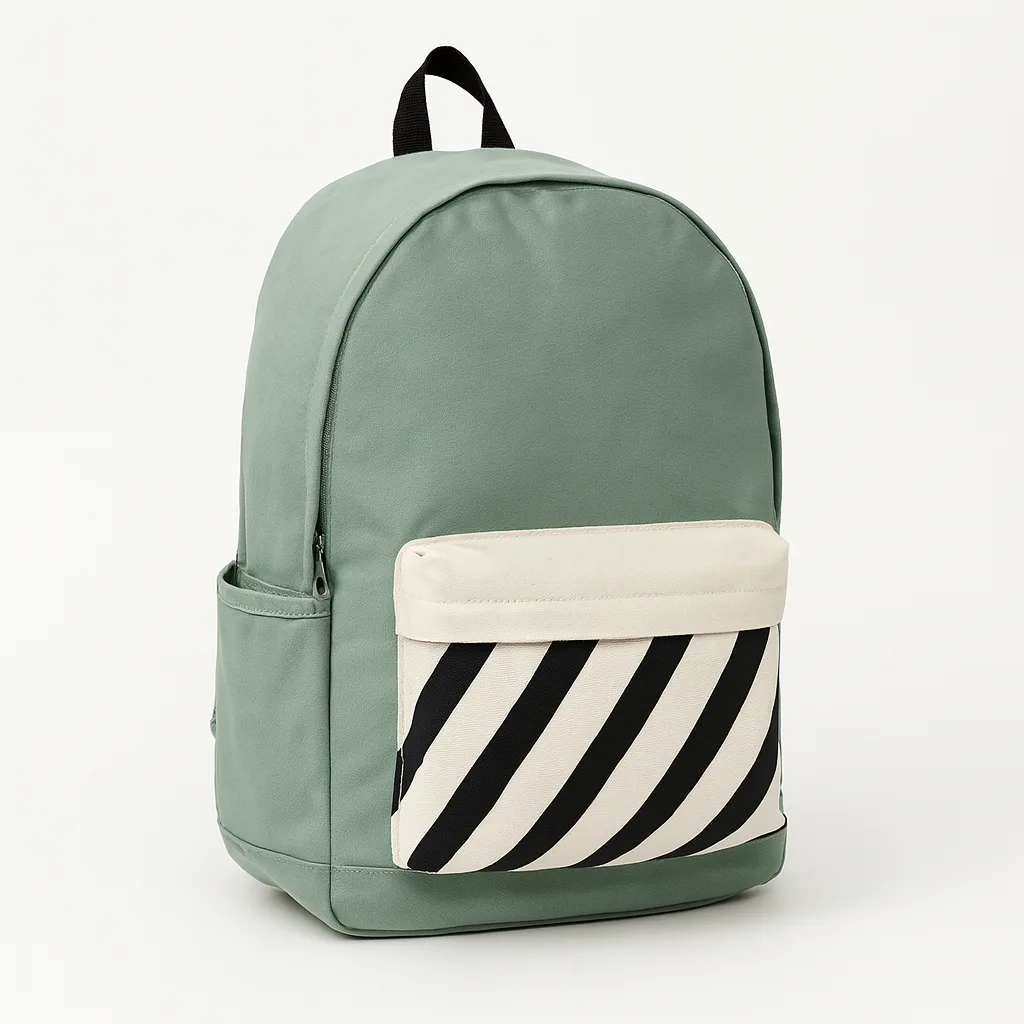 Mochila rayas Antilles verde - Imagen 3