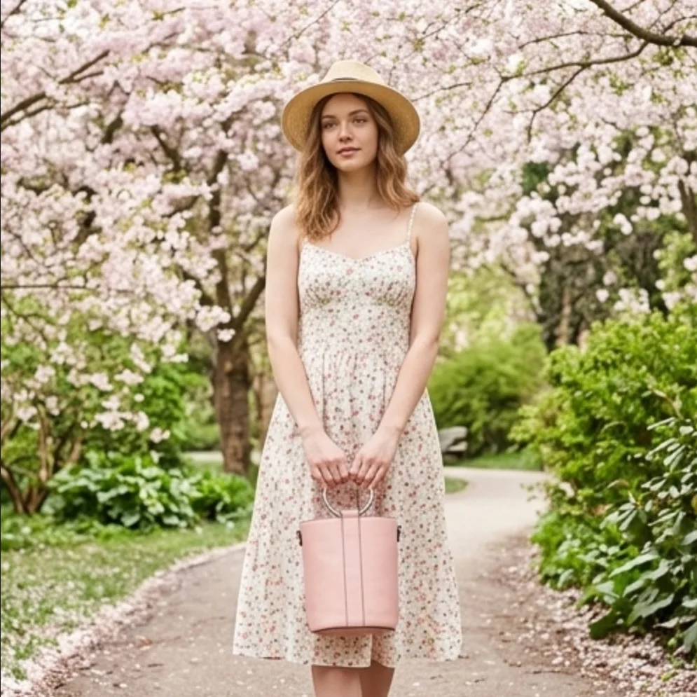 Bolso Clon cubo Simon Miller rosa - Imagen 3