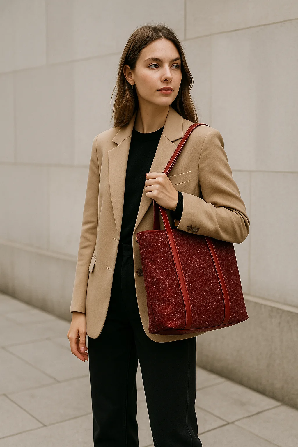 Bolso tote brillo - Imagen 3