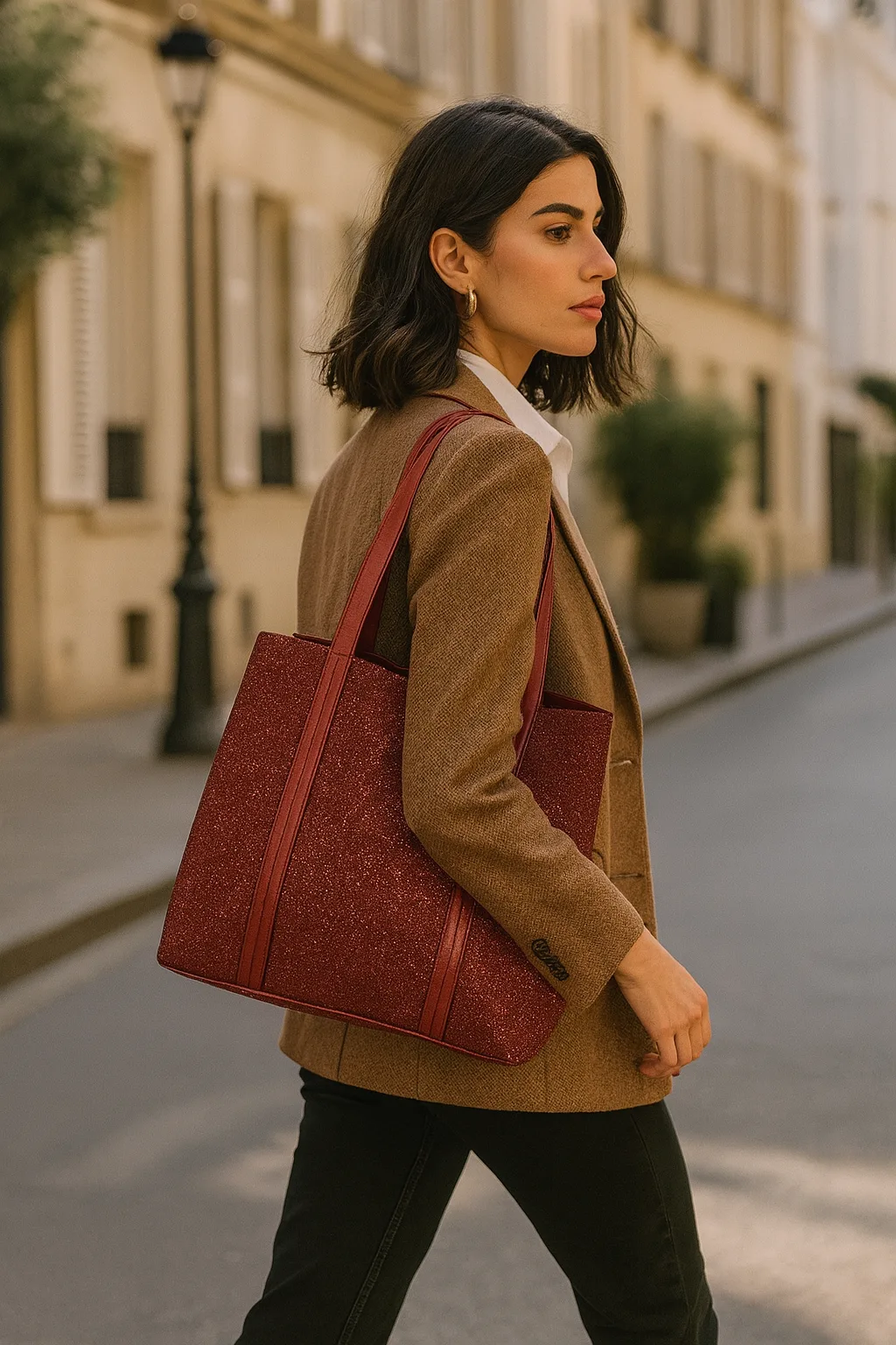 Bolso tote brillo - Imagen 4