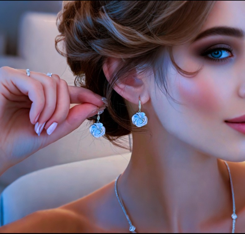 Pendientes Camelia - Imagen 3
