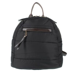 Mochila acolchada negra