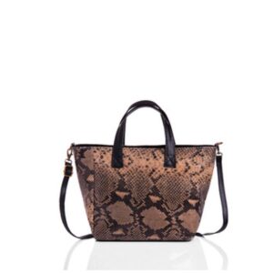 Bolso shopper Serpiente marrón