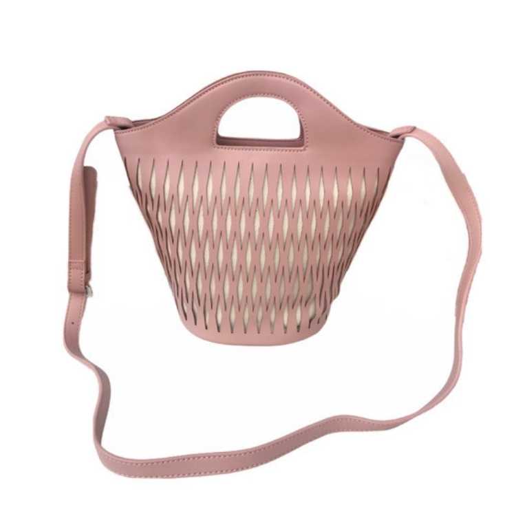 Bolso de mano Panal rosa - Imagen 2